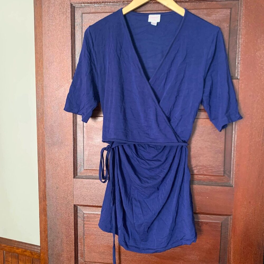 Boob Design short sleeved nursing and maternity wrap top, XL